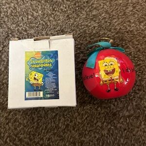 SpongeBob SquarePants Red Christmas Ornament